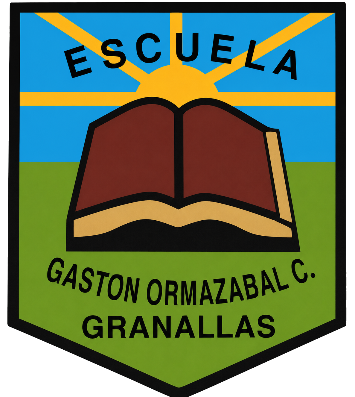 Insignia de Escuela Básica Gastón Ormazábal Cabrera