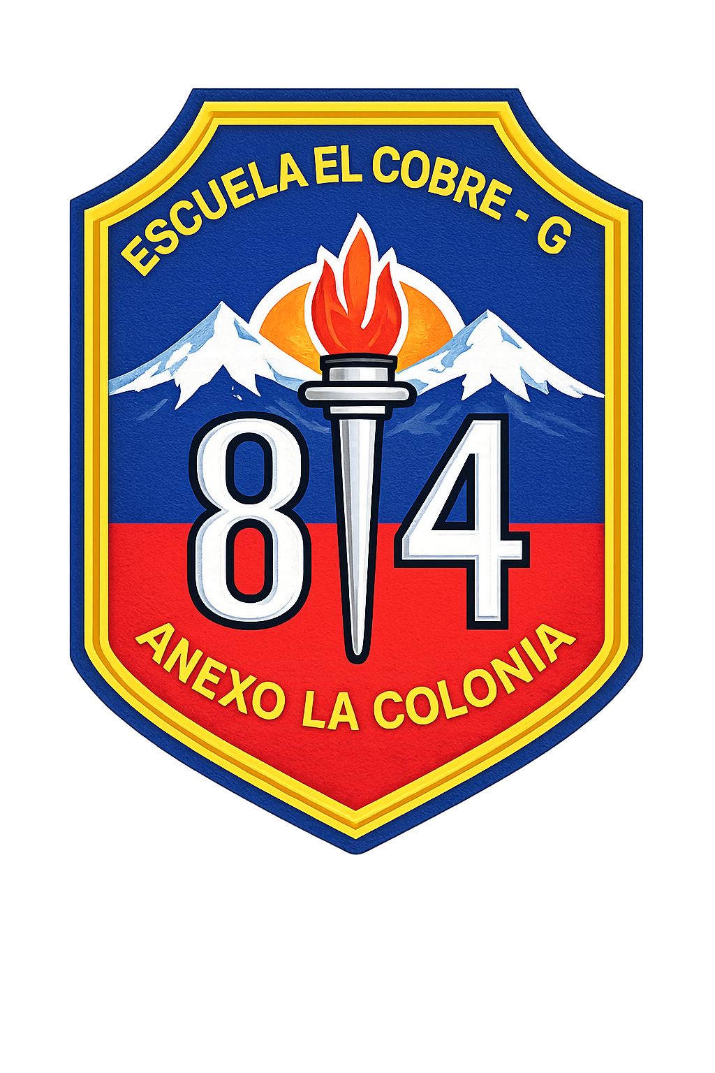 Insignia de Escuela El Cobre