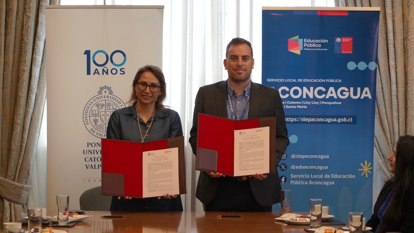 SLEP del Aconcagua y la PUCV sellan alianza para fortalecer la educación pública en el territorio 