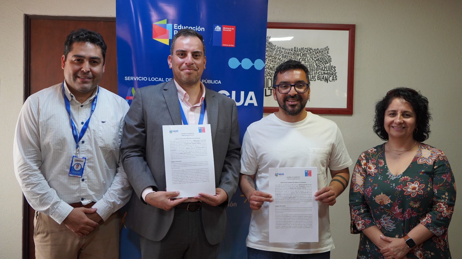 SLEP del Aconcagua y el Municipio de Llay Llay firman convenio de colaboración en beneficio de cerca de 3 mil estudiantes 