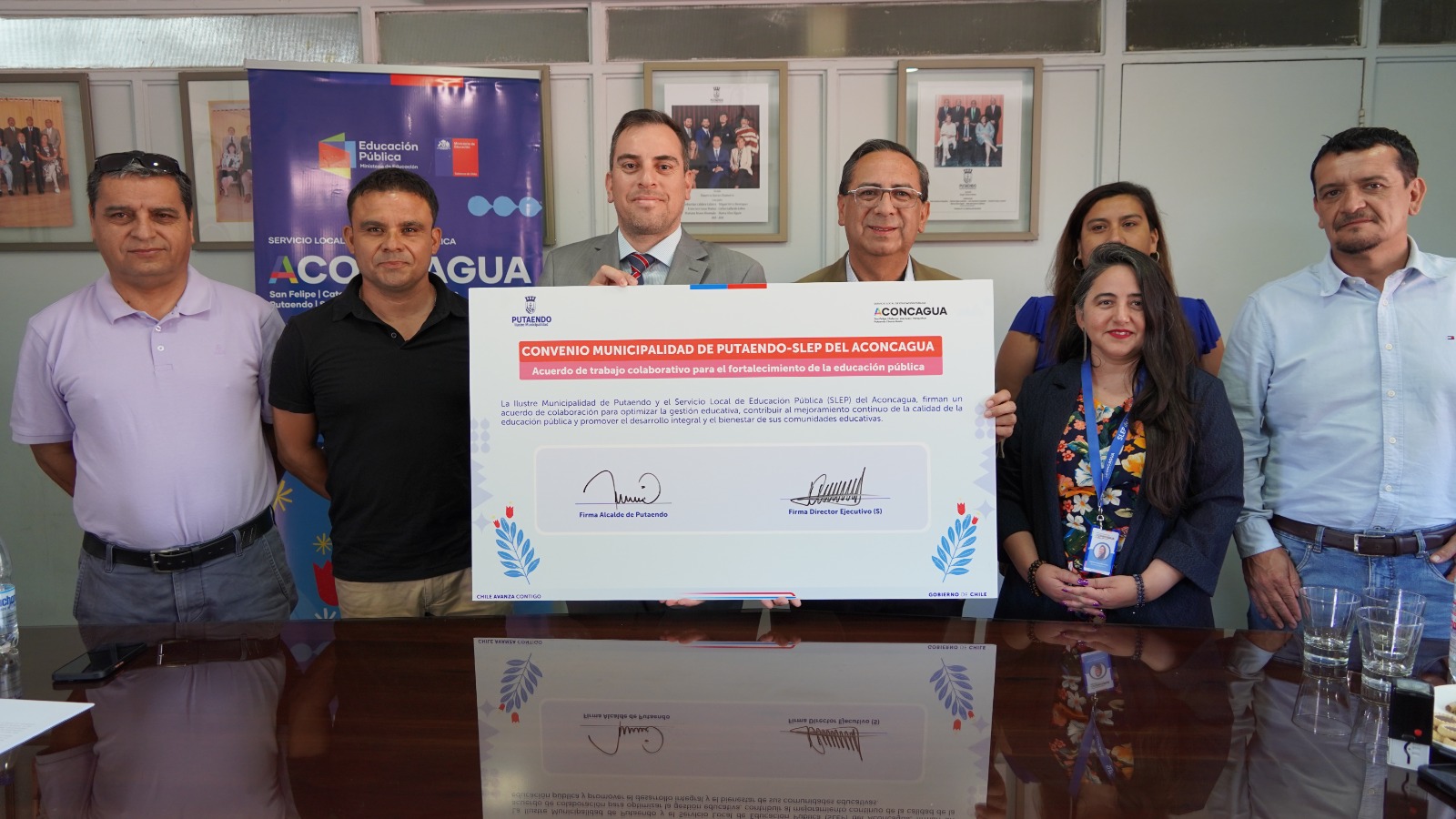 Con un aporte de $200 millones, Putaendo sella el último convenio municipal con el SLEP del Aconcagua 