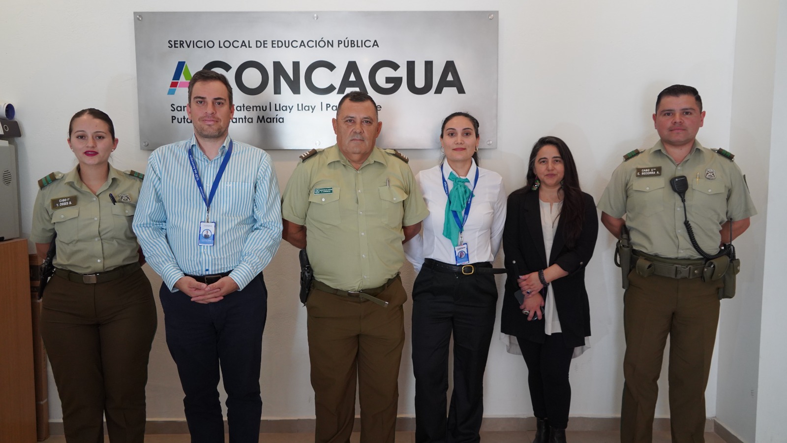 SLEP del Aconcagua y Carabineros fortalecen coordinación para mejorar la convivencia escolar en las comunidades educativas 